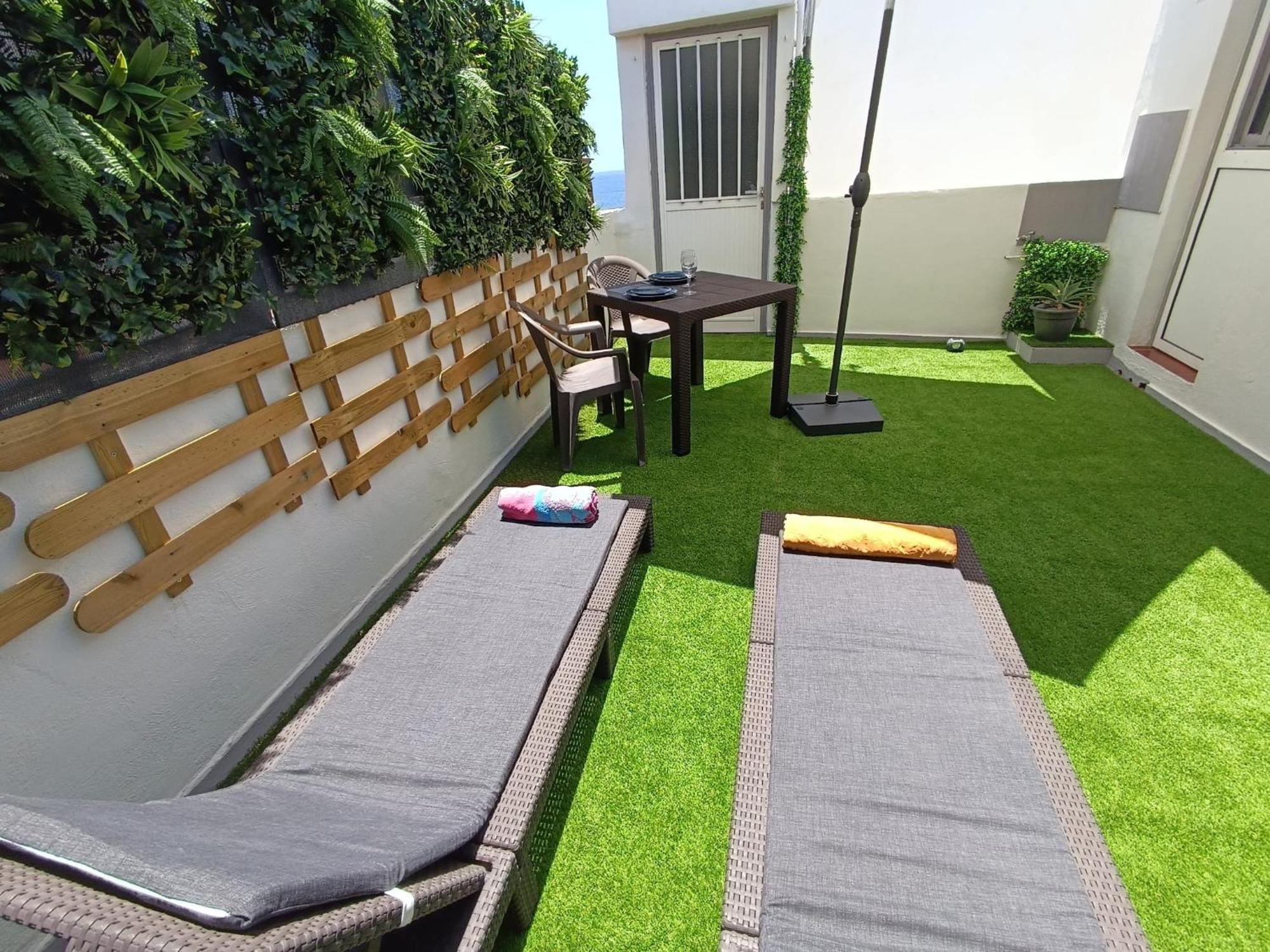 Appartement Avec Terrasse Et Vue Mer El Escobonal Luaran gambar